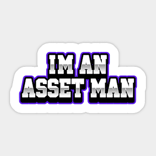 Asset Man Sticker